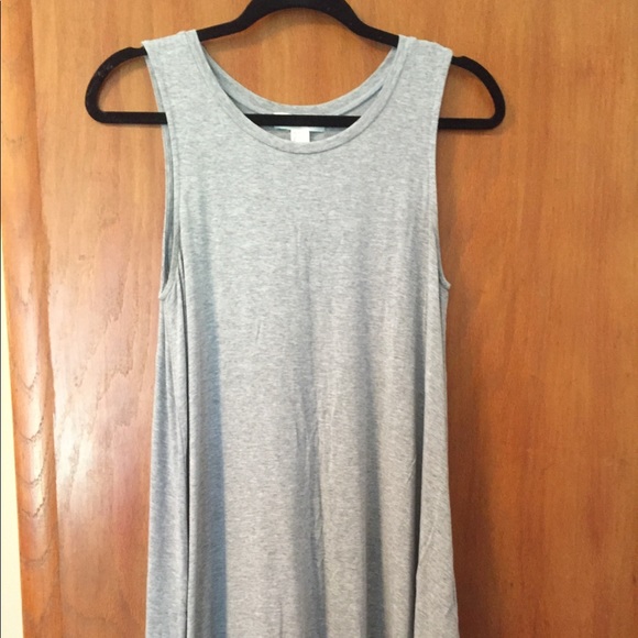 Gray Swing T-shirt Dress - Picture 2 of 3